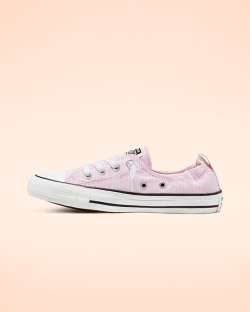 Converse, Pantofi Sport Dama Shirting Chuck Taylor All Star Shoreline DCPXF8290, Roz/Negrii/Albi